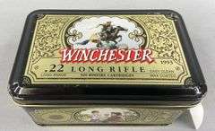 Winchester Collectible Tin & 500 Rounds .22 LR