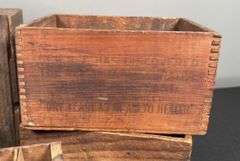 Kraft Brick Cheese Wooden Crate & Misc. Wooden Boxes/Crates
