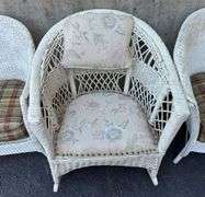 Trio of Wicker Chairs