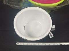 Ohio State Enamelware Bowl & Assorted Containers and Dishes