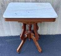 Victorian Marble Top Table