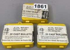 Thompson/Center 45 Cal 240 Grain Cast Bullets (60 Count)