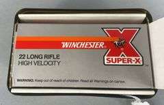 Winchester Collectible Tin & 500 Rounds .22 LR