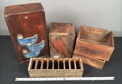 Kraft Brick Cheese Wooden Crate & Misc. Wooden Boxes/Crates