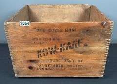 Kow-Kare Dairy Assn. Wooden Box
