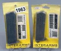 (2) Interarms 9mm Magazines