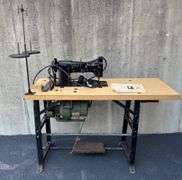 Singer 111w152 Industrial Sewing Machine & Table