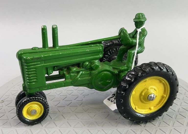 Vintage Metal John Deere Toy Tractor image