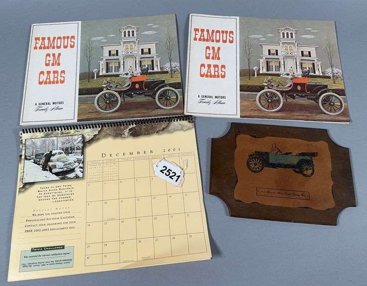 Famous GM Cars Magazine and Calendar image