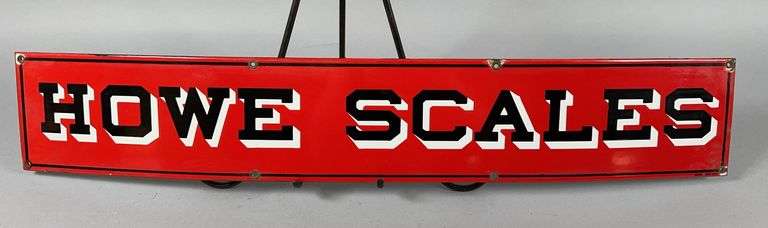 Howe Scales Metal Sign image