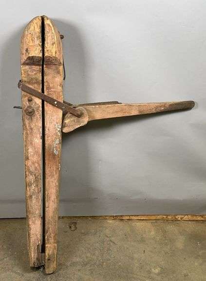 Antique Wooden Vise image