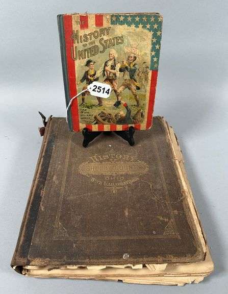Shelby County History Book and U.S History Book image