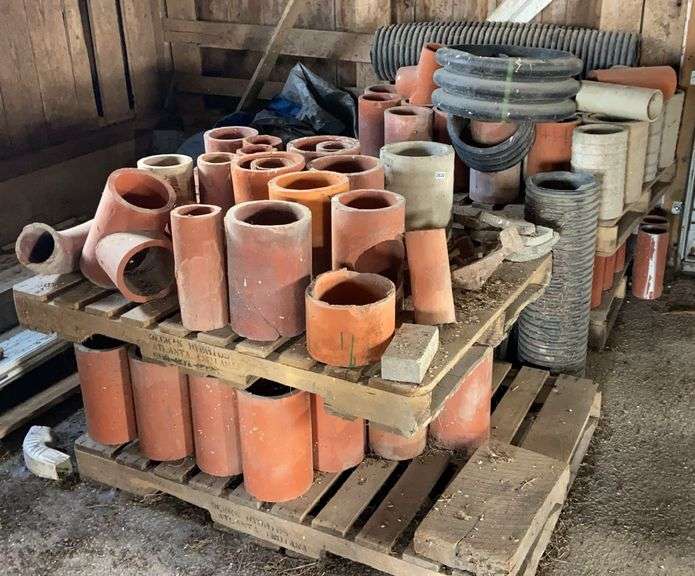 Four Skids of Assorted Clay Tile image