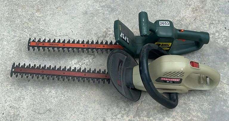 Craftsman and Black & Decker Hedge Trimmers image