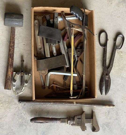 Tinsnips, Hacksaw, Allen Wrenches, and other Tools image