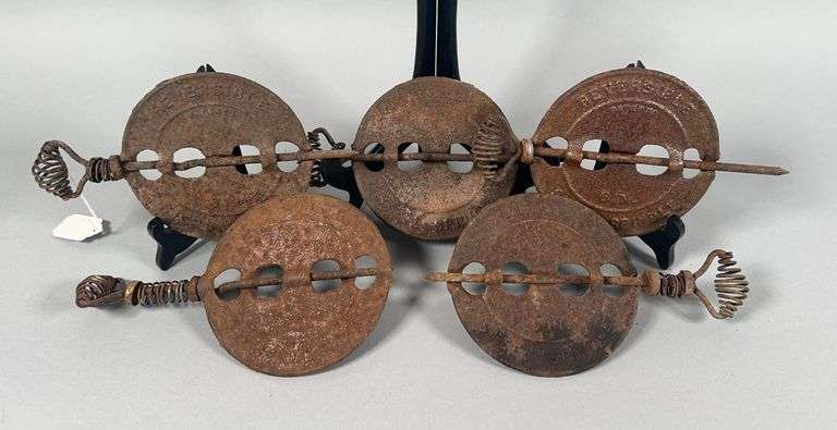 Vintage Cast Iron Stove Dampers image