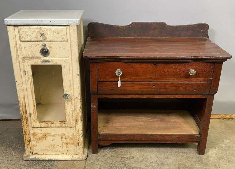 Wooden Dry Sink & Delton Medicine Cabinet image