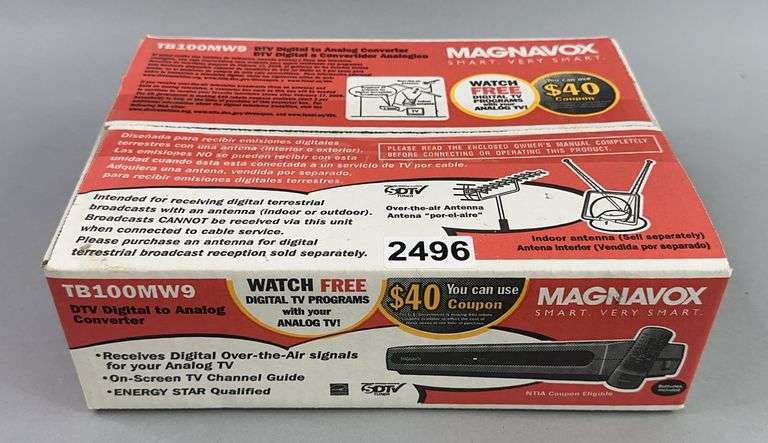 Magnavox DTV Digital Converter New In Box image