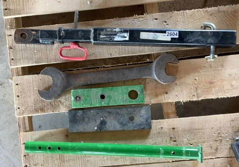 Large Wrench, Hitch Insert, and John Deere Equipment Stand image