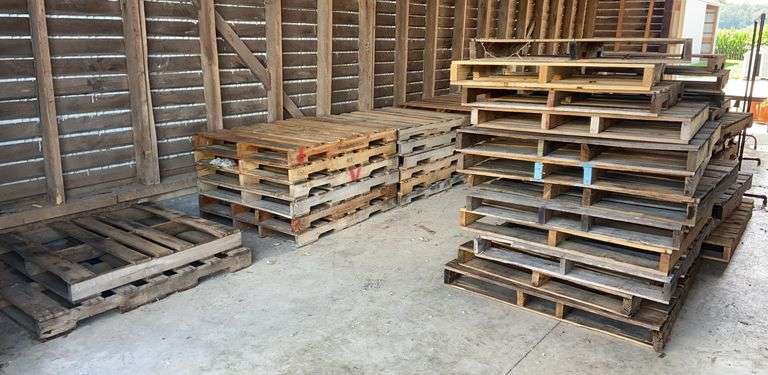 Stacks of Pallets (Located in Corn Crib) image