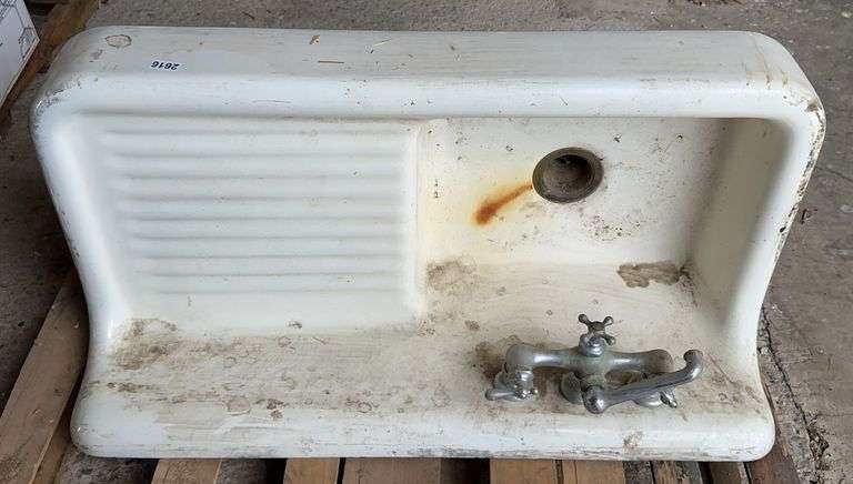 Cast Iron Farm Apron Sink image