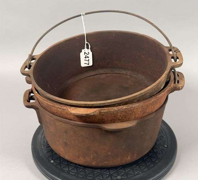 Trio of Cast Iron Pots image