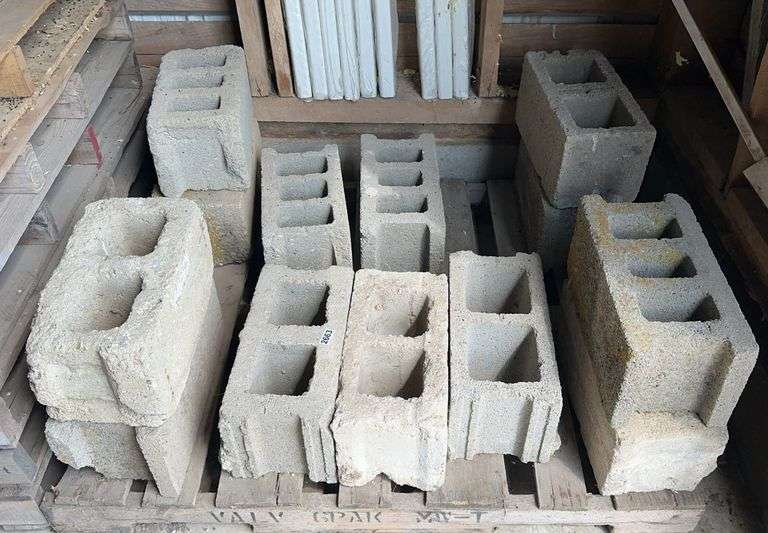 (13) Concrete Cinder Blocks image