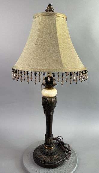 Table Lamp with Beaded Shade image