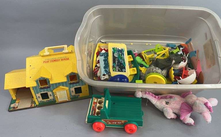 Vintage Play Family House Fischer Price ,Toy Truck ,Miscellaneous Toys image