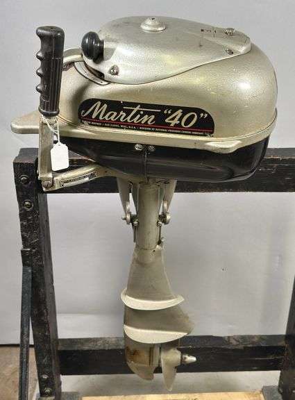 Martin “40” Boat Motor & Cover image
