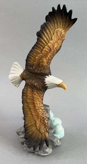 Porcelain Collectable Eagle Sculpture image