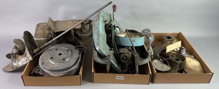 Assorted Boat Propellers & Motor Parts image