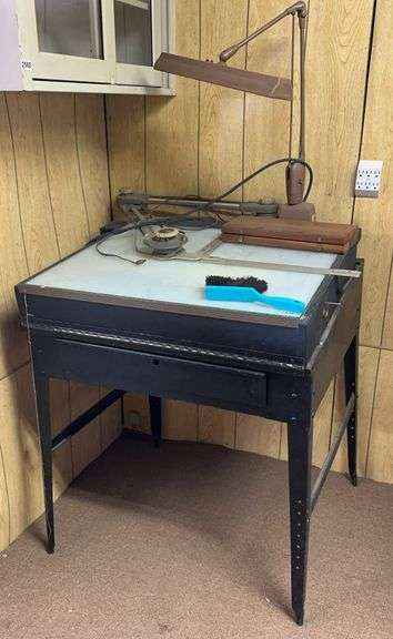 Bruning Drafting Table image