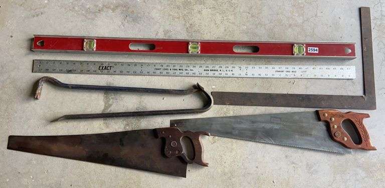 Level, Square, Handsaws, Wrecking Bars image