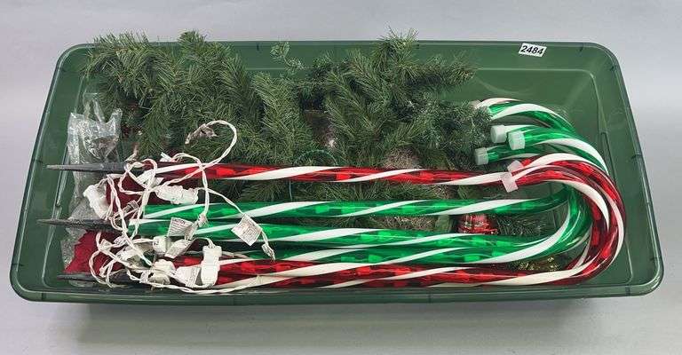 Tote with Christmas Decor image