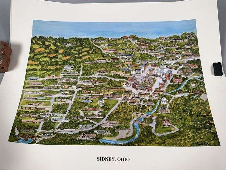 Sidney Ohio Posters and Maps image