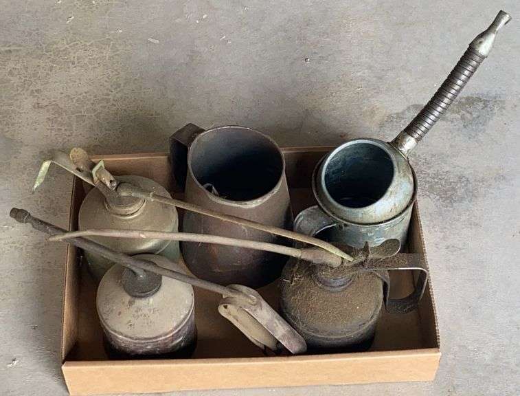 Lot of Oil cans image