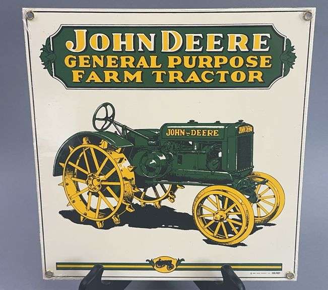 Andy Rooney Porcelain Enamel John Deere Metal Sign image