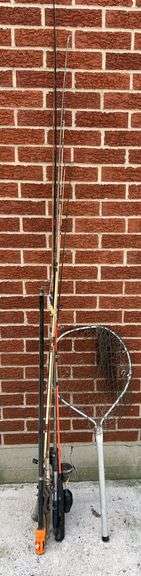 Fishing Poles and Net image