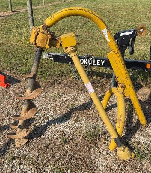 Tractor-Mounted, PTO Driven Post Hole Digger image