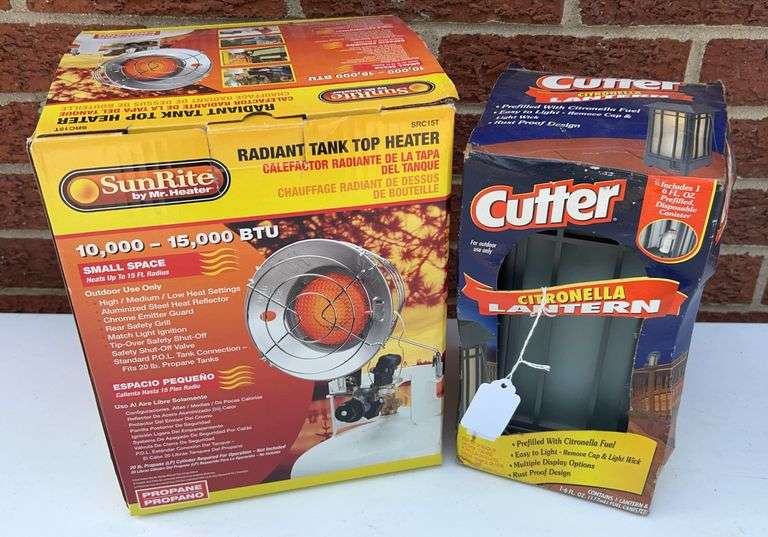 Citronella Lantern and Radiant Tank Top Heater image