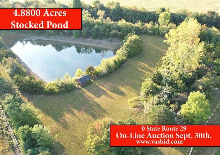 4.8 Acres with Pond image