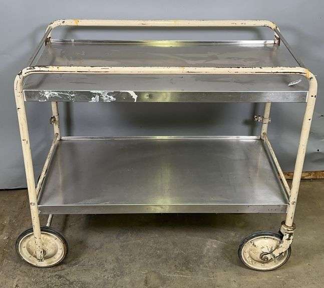 Metal Rolling Cart Two Tier image
