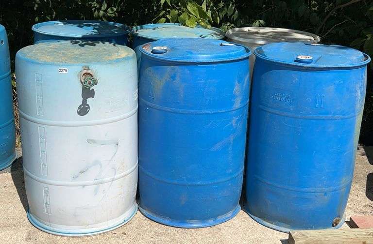 6 55-Gallon Drums image