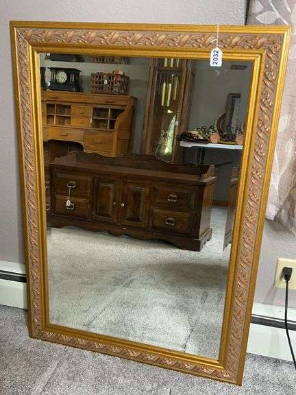 Large Framed Mirror image
