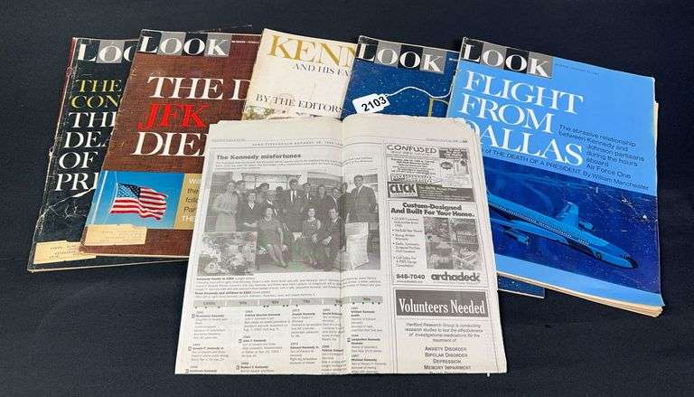 Kennedy Look Magazines, Newspaper image