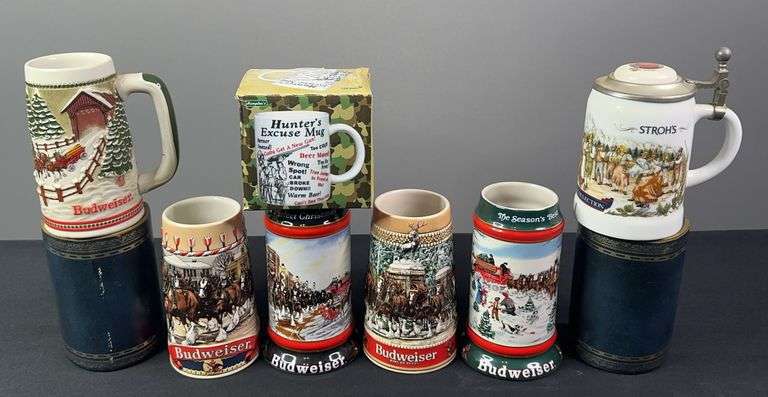 Collectable Beer Steins, Mugs, & Misc. image