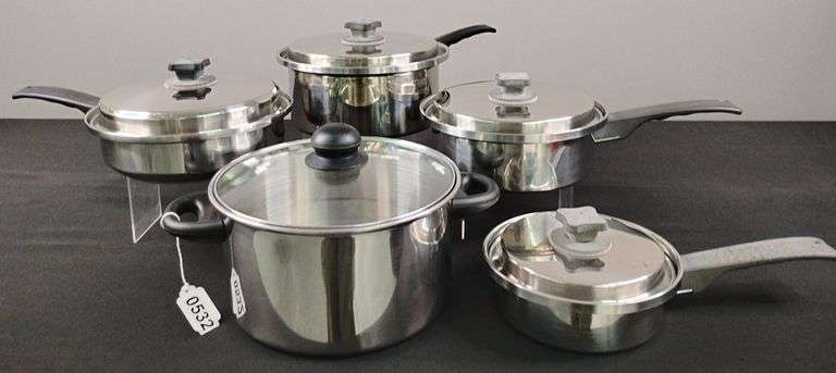 5 Stainless Steel Pots image