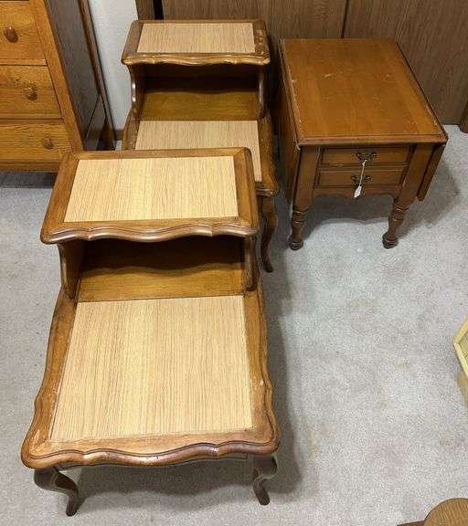 Drop Leaf Side Table and Two End Tables image