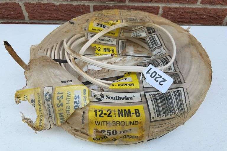 Nearly Full 12-2 Romex Wire image